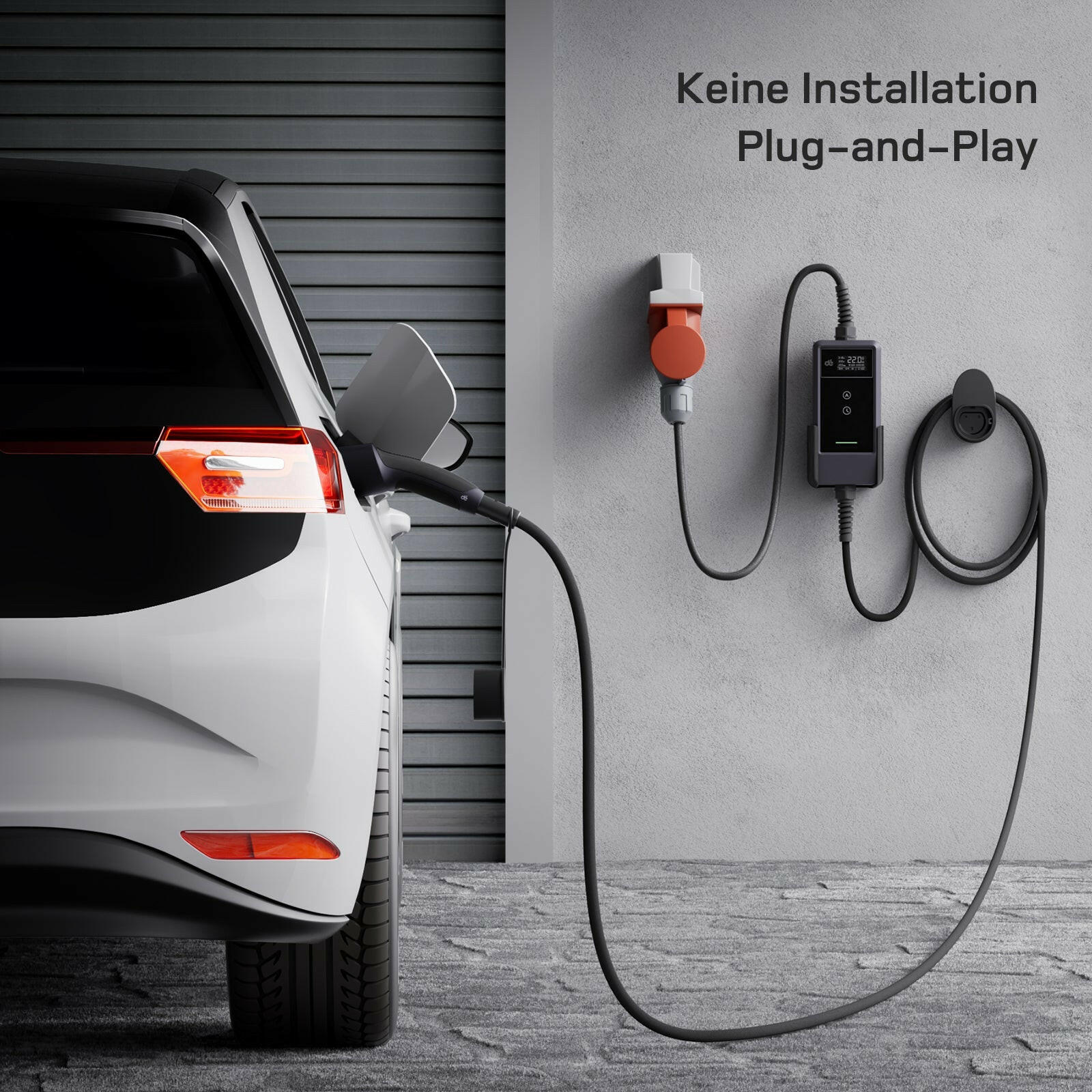 22 kW prenosna polnilna postaja za električna vozila + WiFi + App
