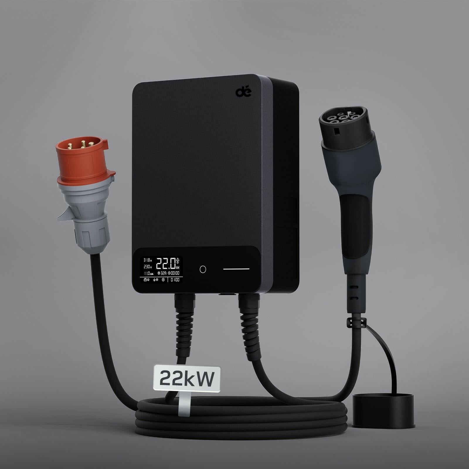 22 kW stenska polnilna postaja za električna vozila	