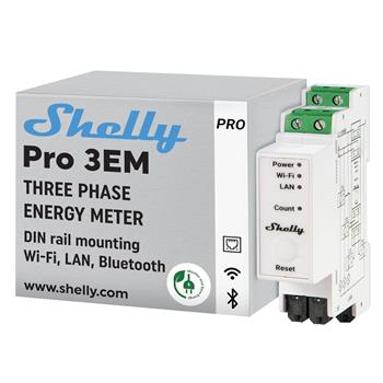 Trofazni mjerač Shelly Pro 3EM-3CR63