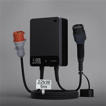 22 kW stenska polnilna postaja za električna vozila	
